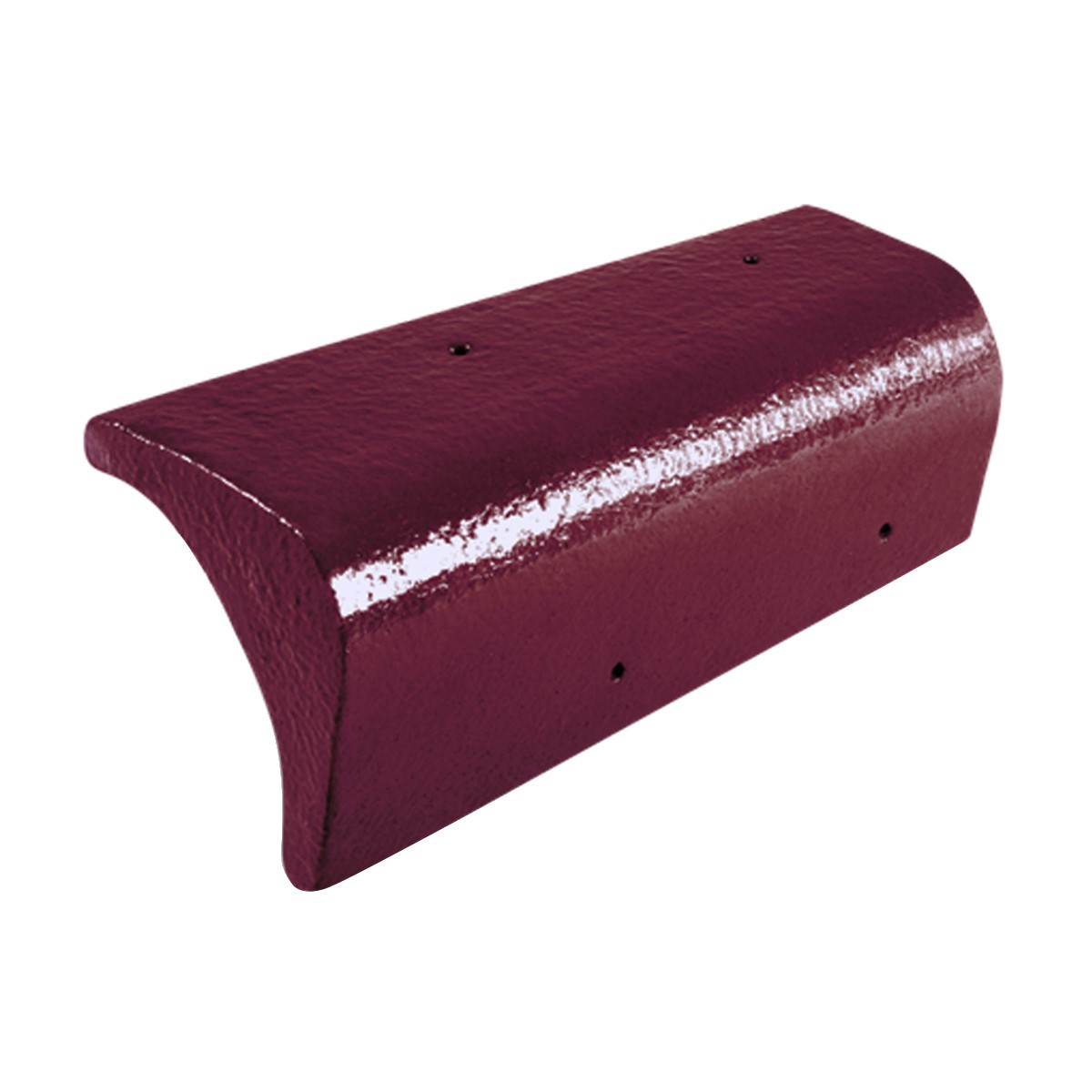 ครอบข้างปิดชาย กระเบื้อง CT ตราเพชร Gran Onda แดงดวงฤทัย 212EK003101-1