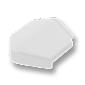 ครอบปิดปลายตะเข้สัน ลักซ์เชอร์เรีย LUXURIA ผิวส้ม ขาวนวลจันทร์-