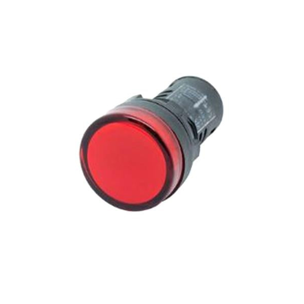 ไพลอตแลมป์ LED 220VAC รุ่น TS2D2R ขนาด 22/25 มม. สีแดง-1