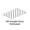 Clip In Galvanized Steel Ceiling Metalworks R-Clip F 0.5 mm White M9 Straight Micro Perforated