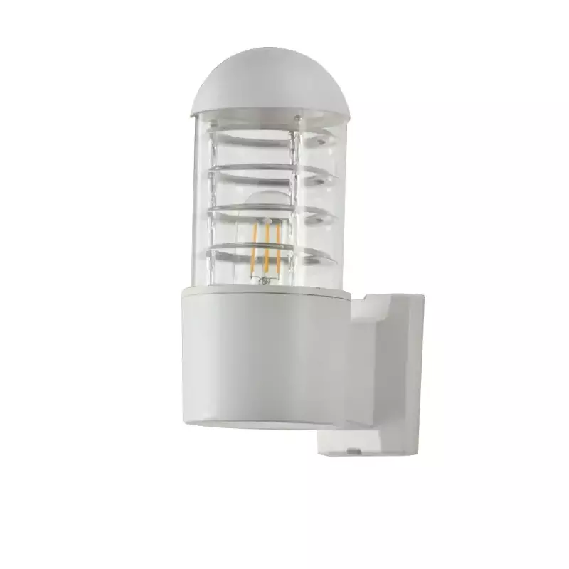 โคมไฟติดผนังภายนอก ABS 1 หลอด รุ่น P008 สีเทา DECOS-1
