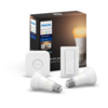 หลอดไฟอัจฉริยะ ฟิลิปส์ ฮิว Philips Hue ชุดเริ่มต้น (แสงขาว) หลอดไฟ 2 หลอด พร้อมกับ สวิตซ์หรี่ไฟ และ Philips Hue Bridge