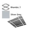 Galvanized Steel Ceiling Q-L Mesh Metalworks Silver Grey Rhombic 7
