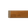 Wood Railing with Cornice 2.5x9x300 cm. (Teak)