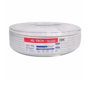 สายทีวี RG6 100 เมตร สีขาว-1