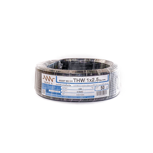 NNN Electric Wire IEC01 THW 1x2.5 50M Black-1