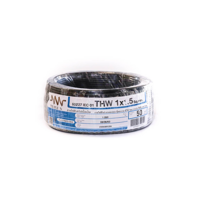 สายไฟ THW (IEC01) 1x1.5 ยาว 50 เมตร สีดำ ทริปเปิ้ลเอ็น