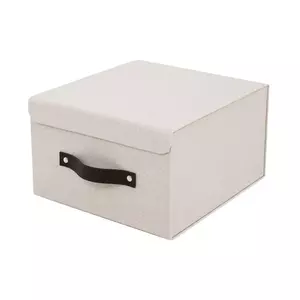 กล่องฝาเปิดผ้า S HOME STACKO 25x27x15.5 ซม. สีครีม (1197915)
