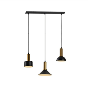 โคมไฟระย้า โคมไฟแขวน LIGHTMOST F2836-3 ขั้วหลอด E27 3 หลอด ขนาด 60W สีดำ -1