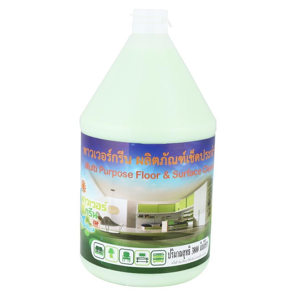 น้ำยาถูพื้น POWER GREEN 3,800 มล. CANTALOUPE (283574)-1