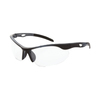 แว่นตานิรภัยทรงสปอร์ต ตรา WorkSafe รุ่น A-Wing สีเทา/ดำ เลนใส ป้องกันฝ้า