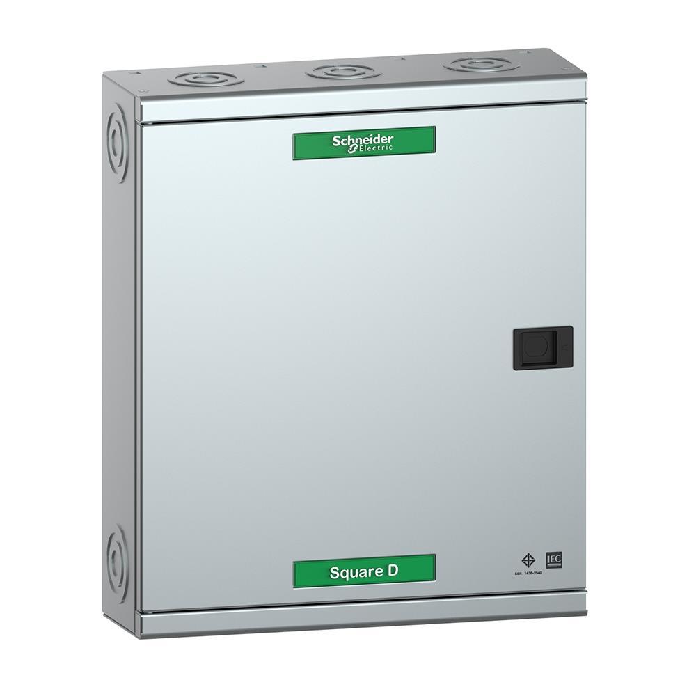 ตู้โหลดเซ็นเตอร์ 3 เฟส 30 ช่อง SCHNEIDER ชนิดเมนเบรกเกอร์ 100A 25kA (1126382)-1