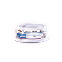 NNN Electric Wire IEC01 THW 1x4 30M White