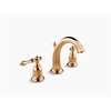 KOHLER KELSTON ก๊อกผสมอ่างล้างหน้าเซ็นเตอร์ 8 นิ้ว K-13491T-4-RGD