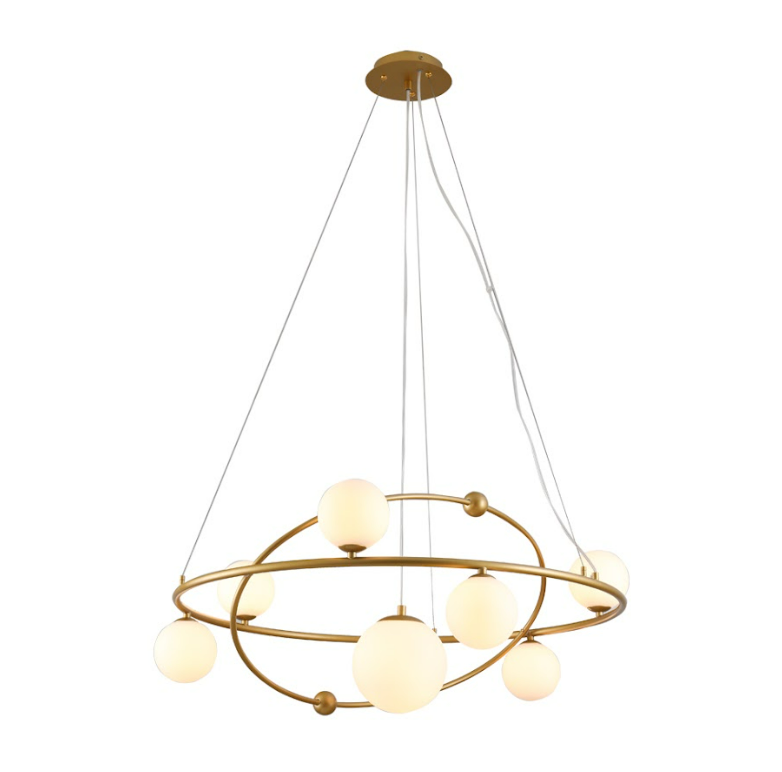 LIGHTMOST Ceiling lamp SD9106-7 E14 7 bulbs 40W Gold-1