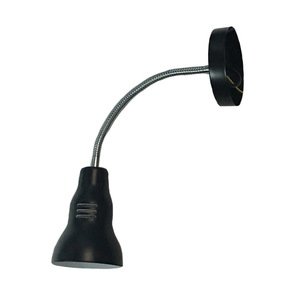 โคมไฟติดผนัง ภายใน HATASHI MODERN HT-4711 WL 1 หัว โลหะ สีเงิน/ดำ (1106964)