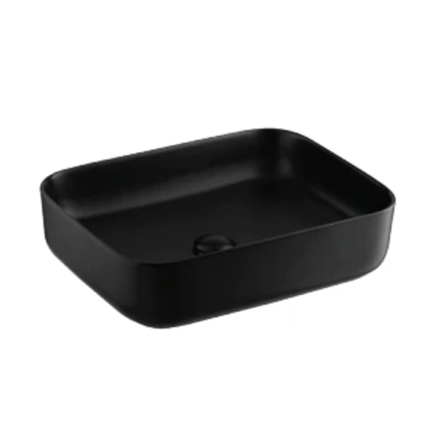 อ่างล้างหน้าวางบนเคาน์เตอร์ COTTO C00126(MBK) รุ่นเคลียร์ สีดำแมท-1