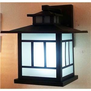 โคมไฟติดผนังภายนอก 1122W CARINI ST/GS CS สีน้ำตาลรมดำ (1032597)