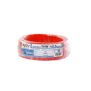 NNN Electric Wire IEC01 THW 1x2.5 50M Red-1