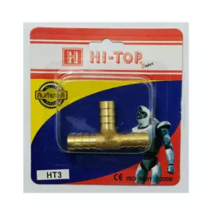 ข้อต่อ 3 ทาง หางปลา HI-TOP HT 3 หุน (3/8 นิ้ว) สีทอง (1157424)-1