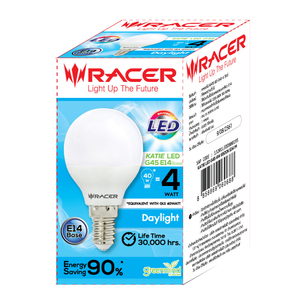 หลอดไฟ LED E14 4 วัตต์ เดย์ไลท์ RACER G45 KATIE (1113745)