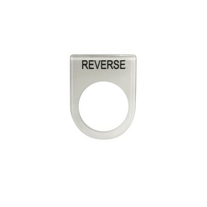 เนมเพลท REVERSE ขนาด 25 มม. สีขาว-1