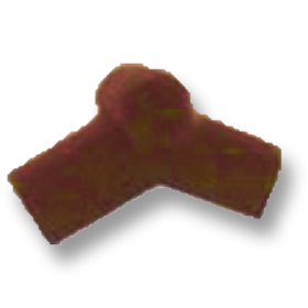 Cocoa Adjustable End Ridge Upper SCG Roman Tile Hybrid-