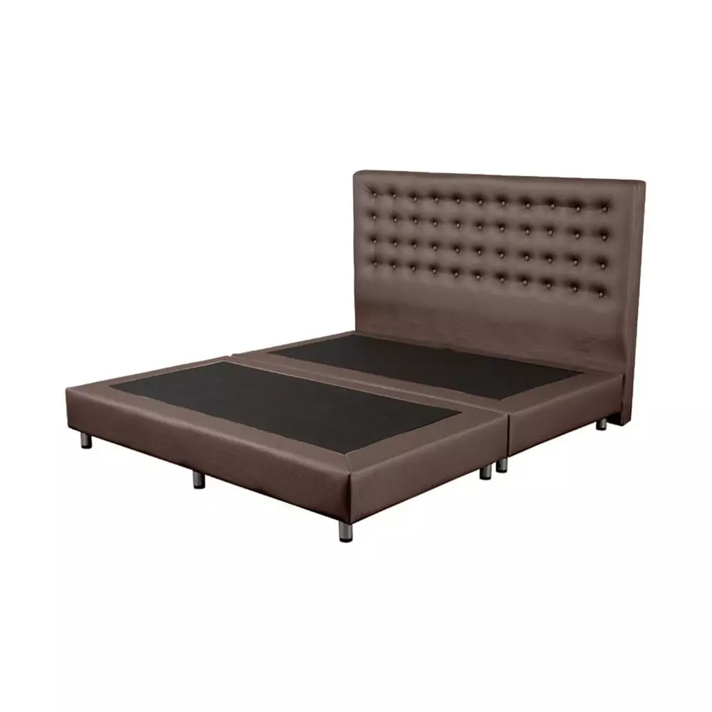 ฐาน+หัวเตียง DIAMOND 6FT.D-BROWN HLS (1163203)-1