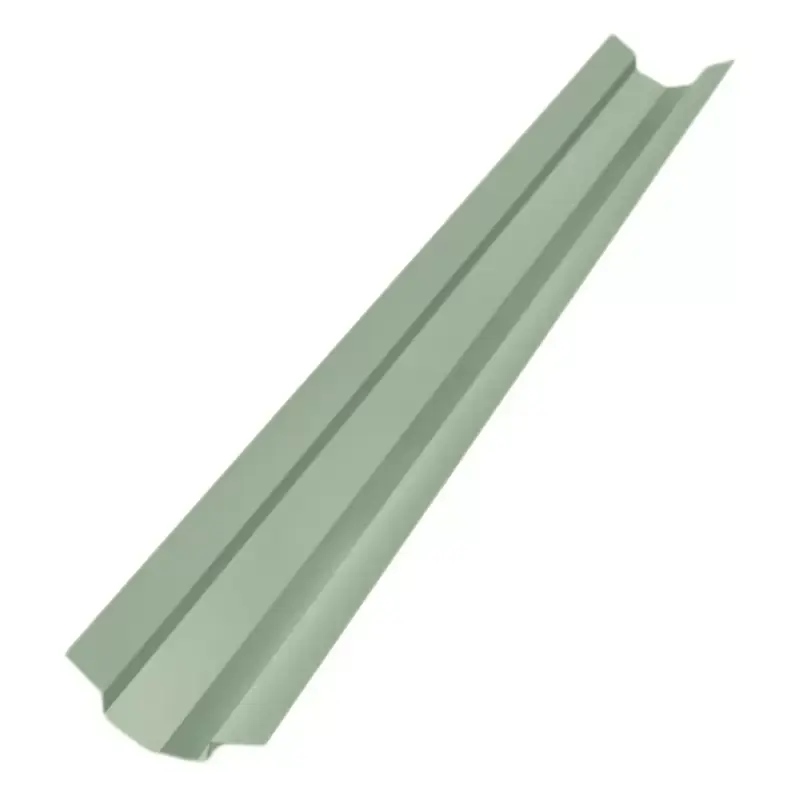 แผ่นรางน้ำตะเข้ แบบที่ 2 Girth 457 มม. บลูสโคปแซคส์คูล สีบานาน่า ลีฟ PZACS AZ70 0.35 มม.-1