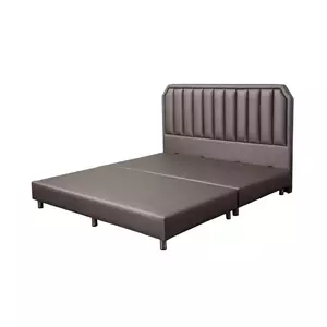 ฐาน+หัวเตียง LUXE 5FT GREY HLS (1213977)-1