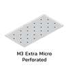 Lay In Aluminum Ceiling Metalworks R-L 0.7 mm White M3 Extra Micro Perforated
