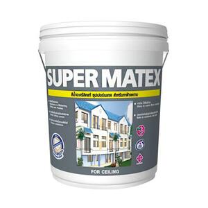 สีน้ำทาฝ้า TOA Super Matex M700 สีขาว5GL (1118492)-1