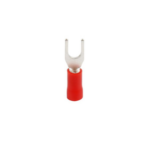 หางปลาหัวแฉกหุ้มพลาสติก รุ่น VF1.25-M4A (แพ็ค 20 ชิ้น) สีแดง-1