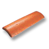 กระเบื้องหลังคาคอนกรีต CT Gran Onda ตราเพชร อิฐเข็มแสด ครอบข้างชนผนัง 212WG001107