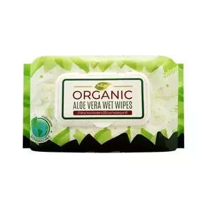 ผ้าเช็ดทำความสะอาด FRESH ORGANIC ALOE VERA 65 แผ่น (1187754)