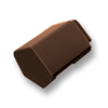 TPI Concrete Tile BAVARIA Smooth Burnt Sienna Angle End Ridge
