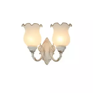 โคมไฟติดผนัง แก้ว 2 หลอด รุ่น YG2203 DECOS-1