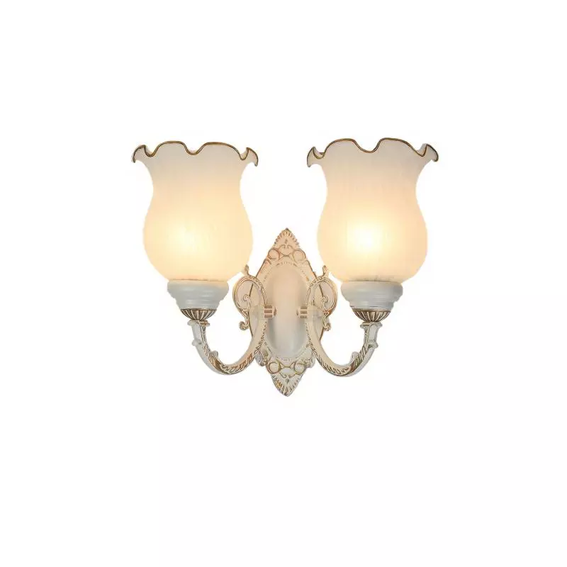โคมไฟติดผนัง แก้ว 2 หลอด รุ่น YG2203 DECOS-1