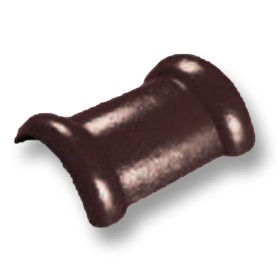 ครอบสันโค้ง 2 ทาง กระเบื้อง CT ตราเพชร Gran Onda น้ำตาลนนทรี 212MR001304-