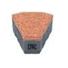 Cobble stone TZ-2 12X13.78X8 cm Mocca Brown