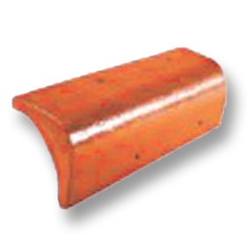 ครอบข้างปิดชาย กระเบื้อง CT ตราเพชร Gran Onda ส้มวรารักษ์ 212EK002801-