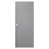 ประตูภายนอก UPVC AZLE MD5 80X200 ซม. สีเทา (1094156)