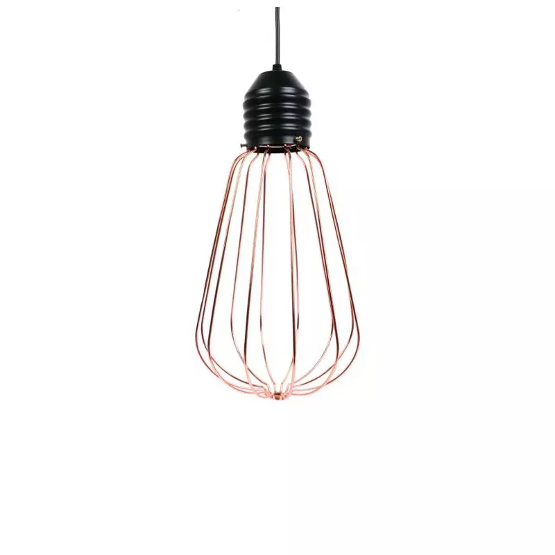 โคมไฟระย้า 1 หลอด มีเนียม รุ่น 5052 สีโรสโกลด์ HEAP-1