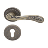 HAFELE LEVER HANDLE SET ENTRANCE ANTIQUE COFFEE COPPER TYPE C (499.62.413)