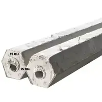 Hexagonal Concrete Pile with Dia 15 CM. / Length 3 M.