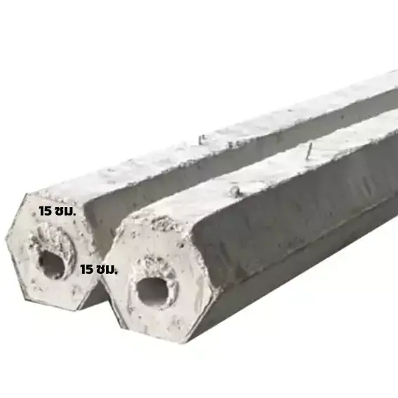 Hexagonal Concrete Pile with Dia 15 CM. / Length 3 M.-1