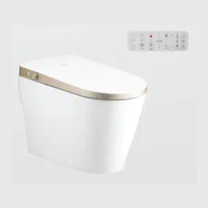 สุขภัณฑ์อัตโนมัติ COTTO C109047 WH/GR 3.8 ลิตร รุ่นเคลียร์ อัลติเมท เอดิทส์ สีคาราเมลโกลด์-1