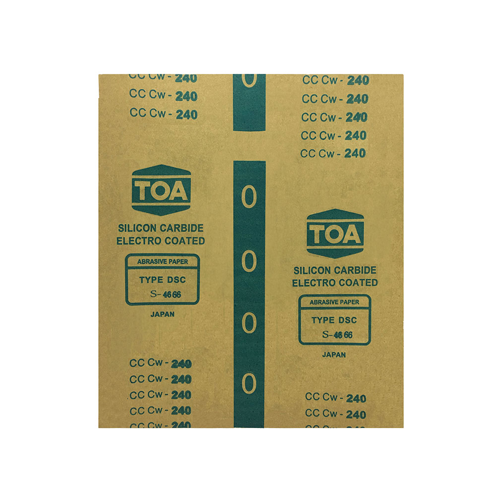 กระดาษทรายขัดไม้ แผ่น TOA NO.240 (255628)-1
