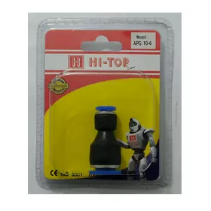 HI-TOP APG10-6 2-way reducing coupling, 10-6 mm, black. (1157307)-1