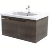 American Standard NEO MODERN 80V wall-mounted under-sink cabinet, YEAN WOOD color, CLBF80V-YWAF.
